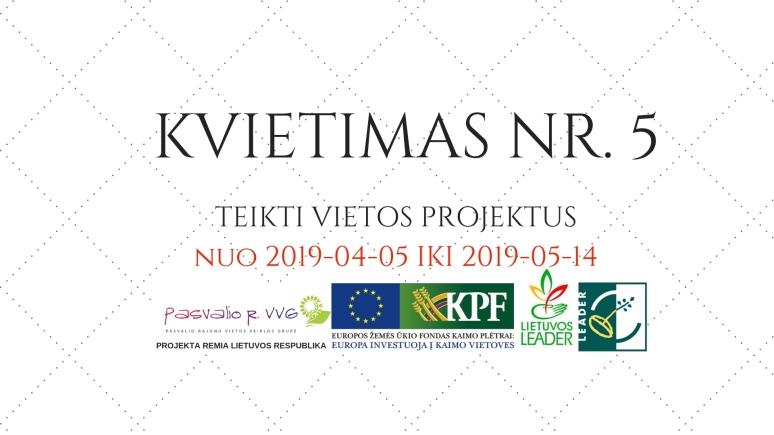 Kviečiame teikti vietos projektų paraiškas