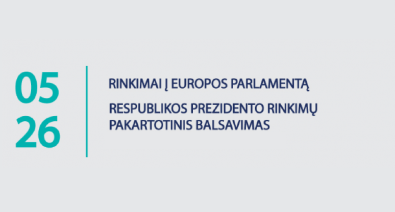 Kviečiame dalyvauti pakartotiniuose Respublikos Prezidento rinkimuose