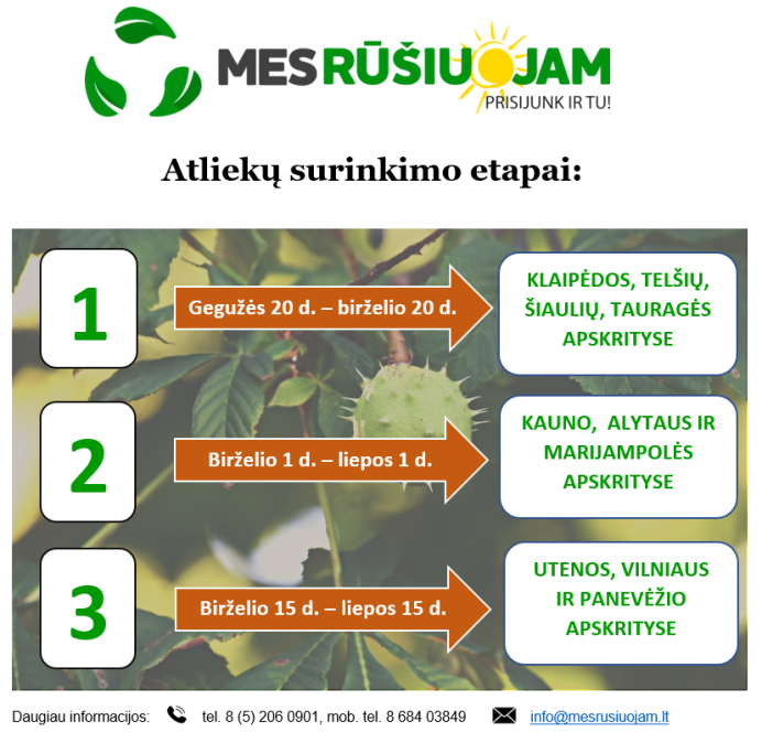 Aplinkosaugos projektas „Mes rūšiuojam. Vasara“ kviečia mažinti atliekas bendruomeniškai