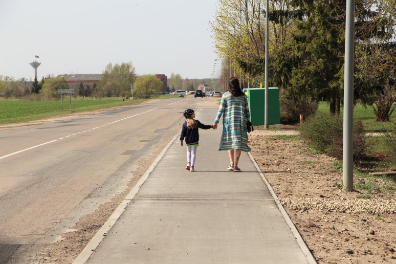 Įgyvendintas projektas „Dviračių transporto infrastruktūros plėtra Taikos gatvėje Pasvalio mieste“