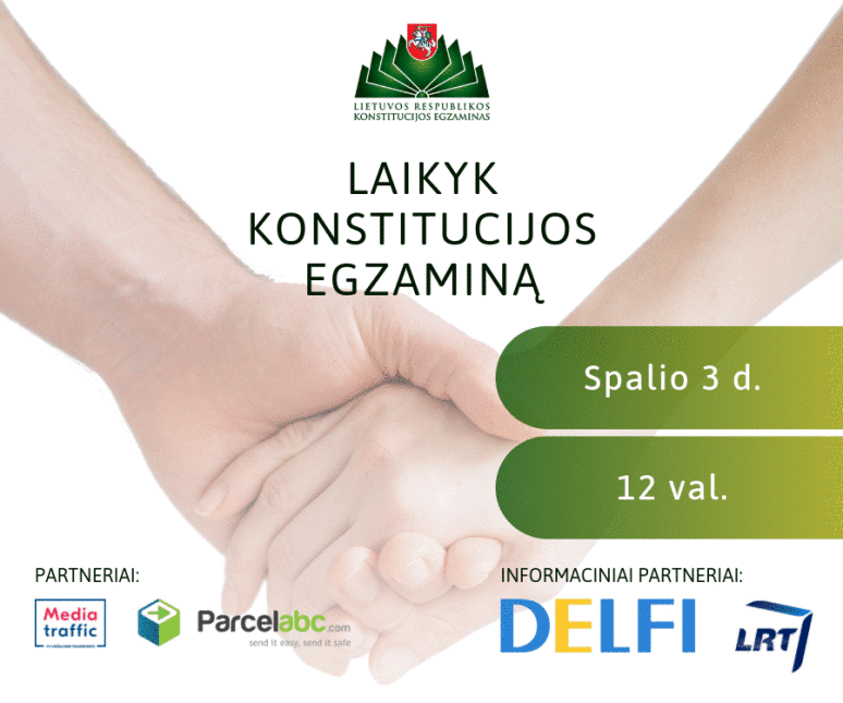 Tradicija tęsiasi – bus išrinkti geriausi Lietuvos Respublikos Konstitucijos žinovai