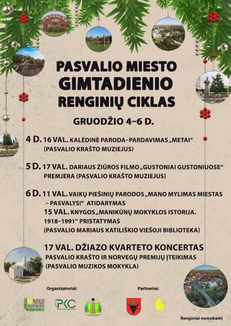 PASVALIO MIESTO GIMTADIENIO RENGINIŲ CIKLAS