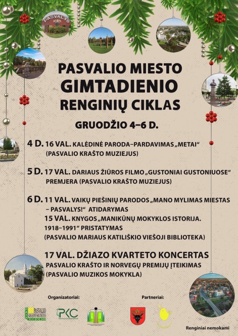 Pasvalio miesto gimtadienio renginių ciklas