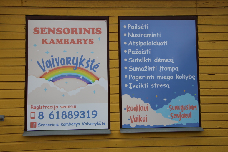 Pasvalio centre – sensorinis kambarys vaikams ir ne tik!