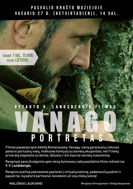 Vytauto V. Landsbergio dokumentinio filmo „Vanago portretas“ peržiūra