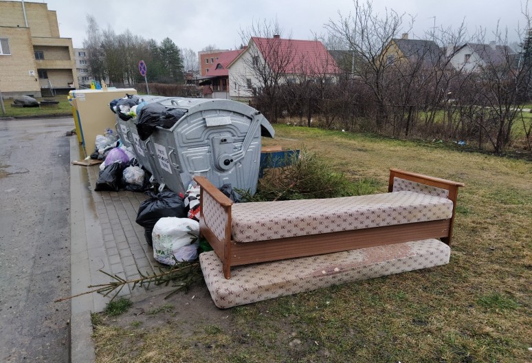 Spalio mėnesį nemokamai bus surenkamos didelių gabaritų atliekos