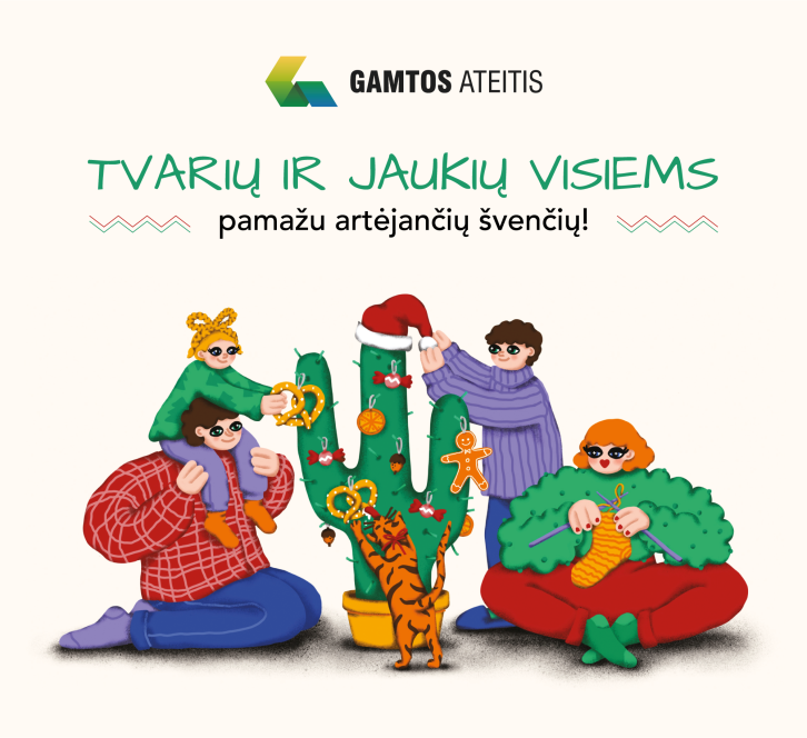 VšĮ „Gamtos ateitis“ rekomenduoja: 2020 metų užbaigimo švenčių receptas – tvariau ir draugiškiau...