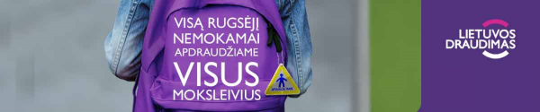 Rugsėjį Pasvalio rajone bus apdrausti visi moksleiviai: „Lietuvos draudimas“ 23-čius metus tęsia...