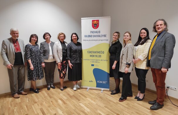 Tūkstantmečio mokyklų programos pristatymas Pasvalio rajone 