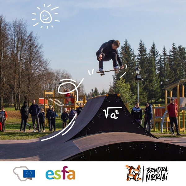 Projekto "Skate parko - paruoštukės" atidarymas