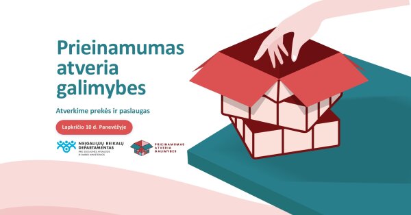 Prieinamumas atveria galimybes: atverkite prekes ir paslaugas