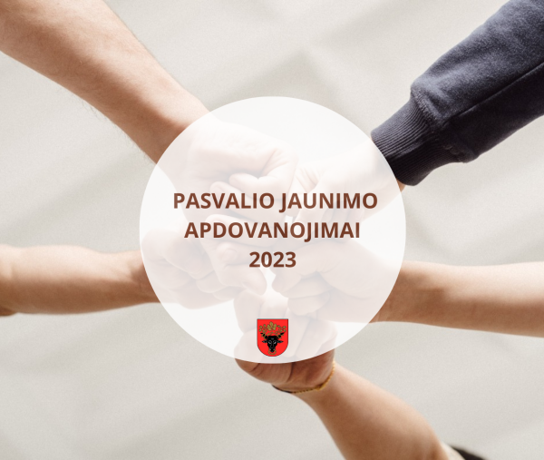  Pasvalio jaunimo apdovanojimai 2023