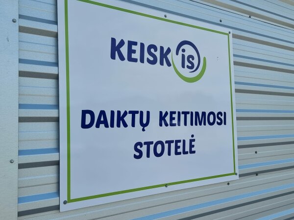 Daiktų mainų stotelių KEISK‘is veikla įsibėgėja