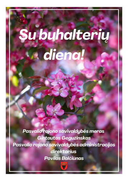 Sveikinimas Buhalterių dienos proga