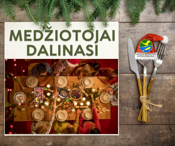 Kalėdinio laikotarpio akcija "Medžiotojai dalinasi"