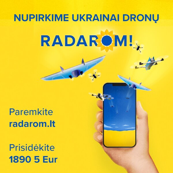 Nenuleiskime rankų ir nupirkime Ukrainai dronų