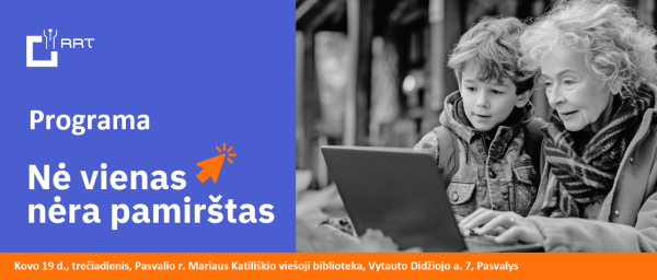 Kviečiame registruotis į mokymus „Nė vienas nėra pamirštas“