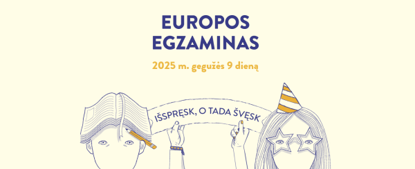 Europos Komisijos atstovybė Lietuvoje kartu su LRT organizuoja „Europos egzaminą”