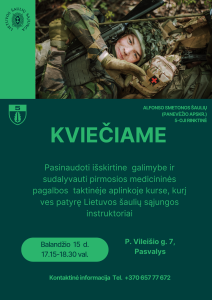 Pasvalio rajone lankysis Lietuvos šaulių sąjungos atstovai