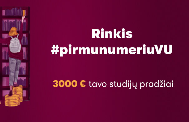 Vilniaus universiteto 450-mečio stipendija – parama gabiausiems studentams