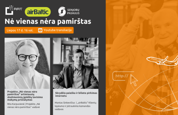 „Nė vienas nėra pamirštas“  ir vėl Jus kviečia į nuotolinę paskaitą!