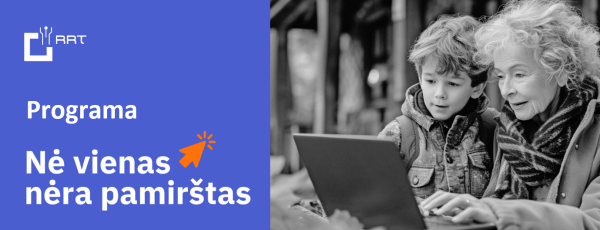 Projektas „Nė vienas nėra pamirštas“ ir vėl Jus kviečia pasiklausyti nuotolinių paskaitų!