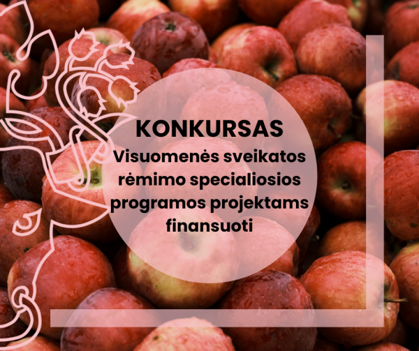 Visuomenės sveikatos rėmimo specialiosios programos projektų konkursas