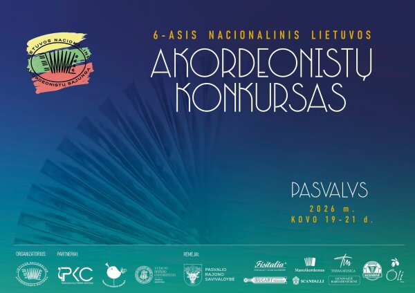 Pasvalys kviečia į Nacionalinį Lietuvos akordeonistų konkursą!
