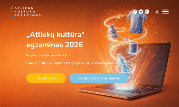 Ar būtum pirmūnas „Atliekų kultūros“ egzamine? Sužinok balandžio 30-ąją