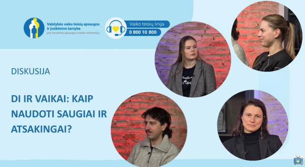 DI ir vaikai: kaip naudoti saugiai ir atsakingai?