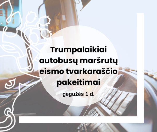 Trumpalaikiai keleivių vežimo vietinio reguliaraus susisiekimo autobusų maršrutais eismo...