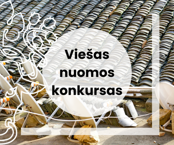 Pastato stogo dalies (5,00 kv. M) viešas nuomos konkursas