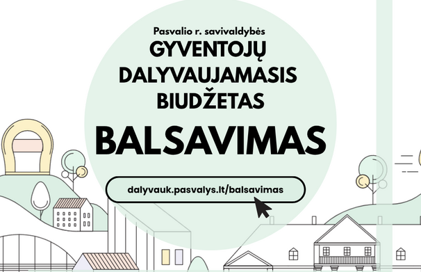 Prasideda balsavimas už labiausiai patikusias dalyvaujamojo biudžeto idėjas