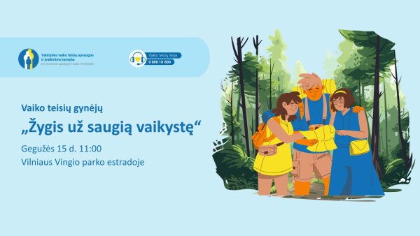 Žygis už saugią vaikystę
