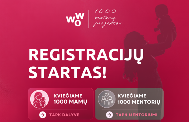 Kvietimas dalyvauti „1000 moterų“ projekte