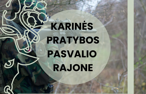 Karinės pratybos Pasvalio rajone
