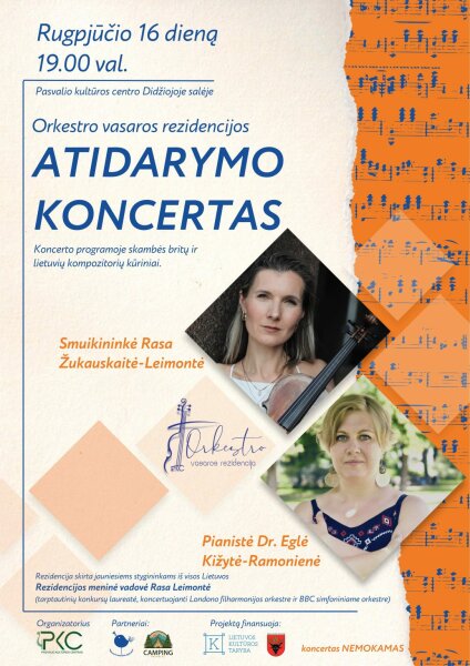 „Orkestro vasaros rezidencijos“ atidarymo koncertas