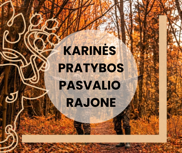 Karinės pratybos Pasvalio rajone